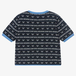 Emporio Armani-Черный вязаный свитер | Childrensalon Outlet