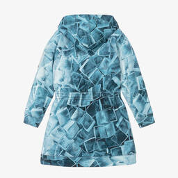 Emporio Armani-Teen Girls Blue Hooded Dress | Childrensalon Outlet