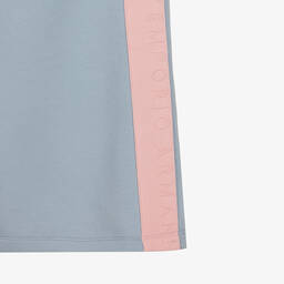 Emporio Armani-Teen Girls Blue & Pink Cotton Joggers | Childrensalon Outlet