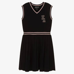 Emporio Armani-Синее спортивное платье для девочек-подростков | Childrensalon Outlet