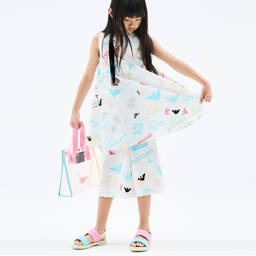 Emporio Armani-Teen Girls Multicoloured Leather Sandals | Childrensalon Outlet