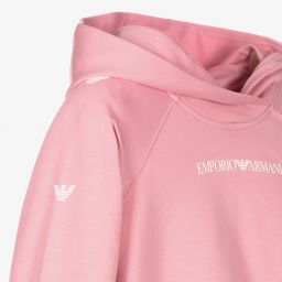 Emporio Armani-Teen Girls Pink Hoodie Dress | Childrensalon Outlet