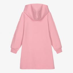 Emporio Armani-Teen Girls Pink Hoodie Dress | Childrensalon Outlet