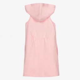 Emporio Armani-Розовое платье с капюшоном для девочек-подростков | Childrensalon Outlet