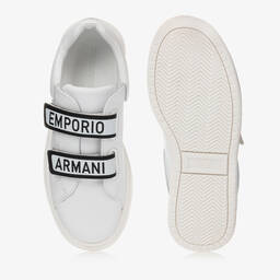 Emporio Armani-Белые кроссовки для подростков | Childrensalon Outlet