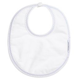 إمبوريو أرماني-مريلة قطن لون أبيض وأزرق للأطفال | Childrensalon Outlet