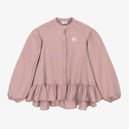Etro-Girls Dusky Pink Logo Blouse | Childrensalon Outlet