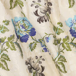 Etro-Girls Ivory Floral Jacquard Dress | Childrensalon Outlet