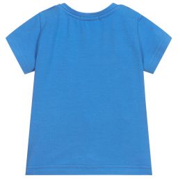 Everything Must Change-Baby Boys Blue Cotton T-Shirt | Childrensalon Outlet
