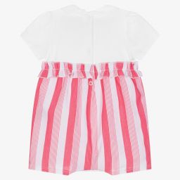 Everything Must Change-Baby Girls Pink Stripe Shortie | Childrensalon Outlet