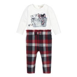 افريثينغ مست تشاينج-Baby Girls Top & Trouser Set | Childrensalon Outlet