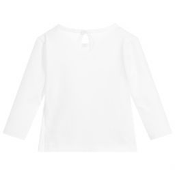 Everything Must Change-Baby Girls White Cotton Top | Childrensalon Outlet
