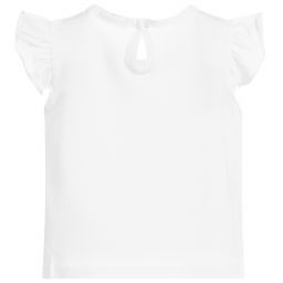 Everything Must Change-Baby Girls White Cotton Top | Childrensalon Outlet