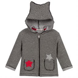 Everything Must Change-Black Striped Zip-Up Top | Childrensalon Outlet