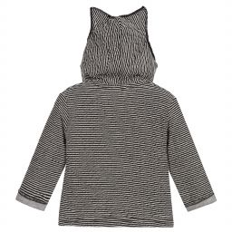 Everything Must Change-Black Striped Zip-Up Top | Childrensalon Outlet