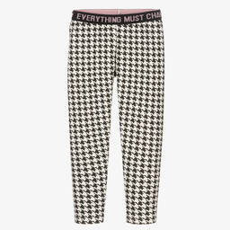 Everything Must Change-Black & White Check Leggings | Childrensalon Outlet