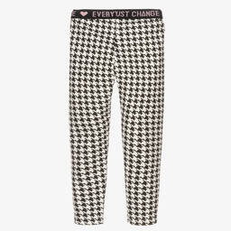 Everything Must Change-Black & White Check Leggings | Childrensalon Outlet