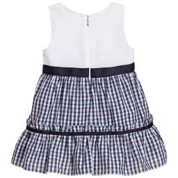 Everything Must Change-Blue Check Baby Dress Set | Childrensalon Outlet