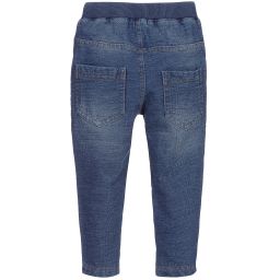 Everything Must Change-Blue Cotton Jersey Trousers | Childrensalon Outlet