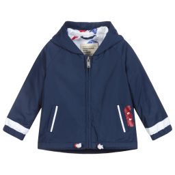 افريثينغ مست تشاينج-Blue Hooded Baby Jacket | Childrensalon Outlet