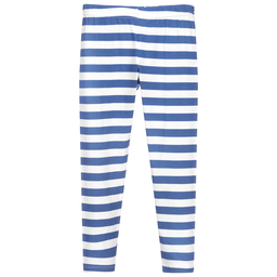 Everything Must Change-Blue & White Striped Leggings | Childrensalon Outlet