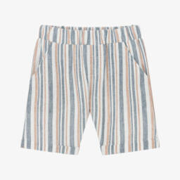 Everything Must Change-شورت قطني أزرق للأولاد | Childrensalon Outlet