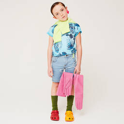 Everything Must Change-Голубая хлопковая футболка | Childrensalon Outlet