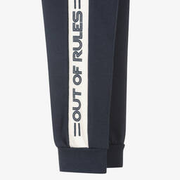 Everything Must Change-Boys Blue Cotton Joggers | Childrensalon Outlet