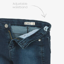 Everything Must Change-Boys Blue Jersey Denim Shorts | Childrensalon Outlet