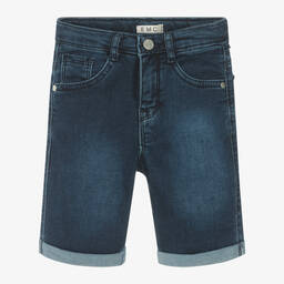 Everything Must Change-Boys Blue Jersey Denim Shorts | Childrensalon Outlet