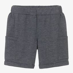 Everything Must Change-Синие шорты из меланжевого хлопкового джерси | Childrensalon Outlet