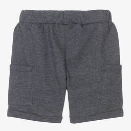 Everything Must Change-Синие шорты из меланжевого хлопкового джерси | Childrensalon Outlet