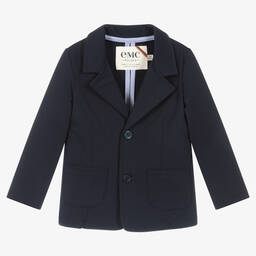 Everything Must Change-Boys Blue Milano Jersey Blazer | Childrensalon Outlet