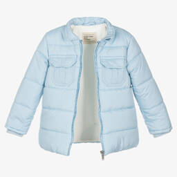 Everything Must Change-Boys Blue Puffer Jacket | Childrensalon Outlet