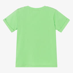 Everything Must Change-Boys Green Cotton Jungle Jeep T-Shirt | Childrensalon Outlet
