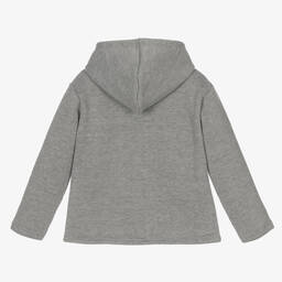 Everything Must Change-Boys Grey Zip-Up Hoodie | Childrensalon Outlet
