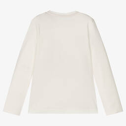 Everything Must Change-Boys Ivory Cotton Fox Top | Childrensalon Outlet