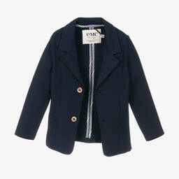 Everything Must Change-Синий трикотажный блейзер | Childrensalon Outlet