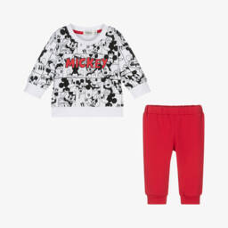 Everything Must Change-Boys Playful Red Mickey Set | Childrensalon Outlet