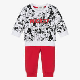 Everything Must Change-Boys Playful Red Mickey Set | Childrensalon Outlet