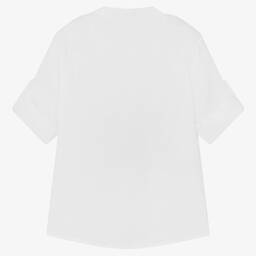 افريثينغ مست تشاينج-قميص أطفال ولادي كتان لون أبيض | Childrensalon Outlet