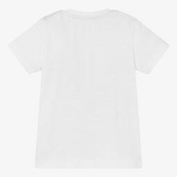 Everything Must Change-Boys White Cotton Skateboarding T-Shirt | Childrensalon Outlet