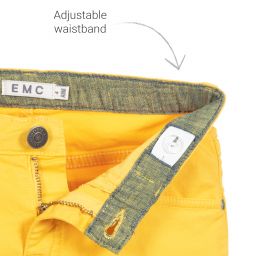 افريثينغ مست تشاينج-شورت قطن لون أصفر للأولاد | Childrensalon Outlet