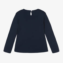 Everything Must Change-Girls Blue Cotton Top | Childrensalon Outlet