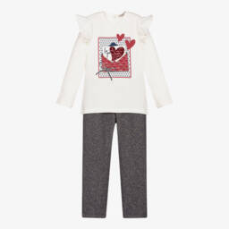 Everything Must Change - Conjunto azul con leggings para niña |  Childrensalon Outlet
