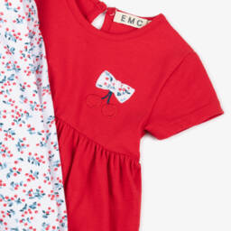 Everything Must Change-Костюм с красными леггинсами и вишневым декором для девочек | Childrensalon Outlet