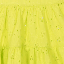 Everything Must Change-Girls Green Broderie Anglaise Butterfly Dress | Childrensalon Outlet