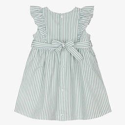 Everything Must Change-Белое платье в зеленую полоску | Childrensalon Outlet