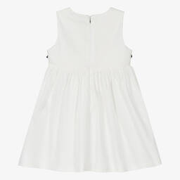 Everything Must Change-Girls Ivory Cotton Fringed Dress | Childrensalon Outlet
