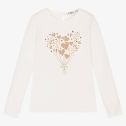Everything Must Change-Girls Ivory Cotton Top | Childrensalon Outlet